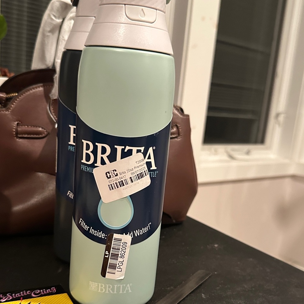 Brita Light Mint Green Insulated Water Bottle
